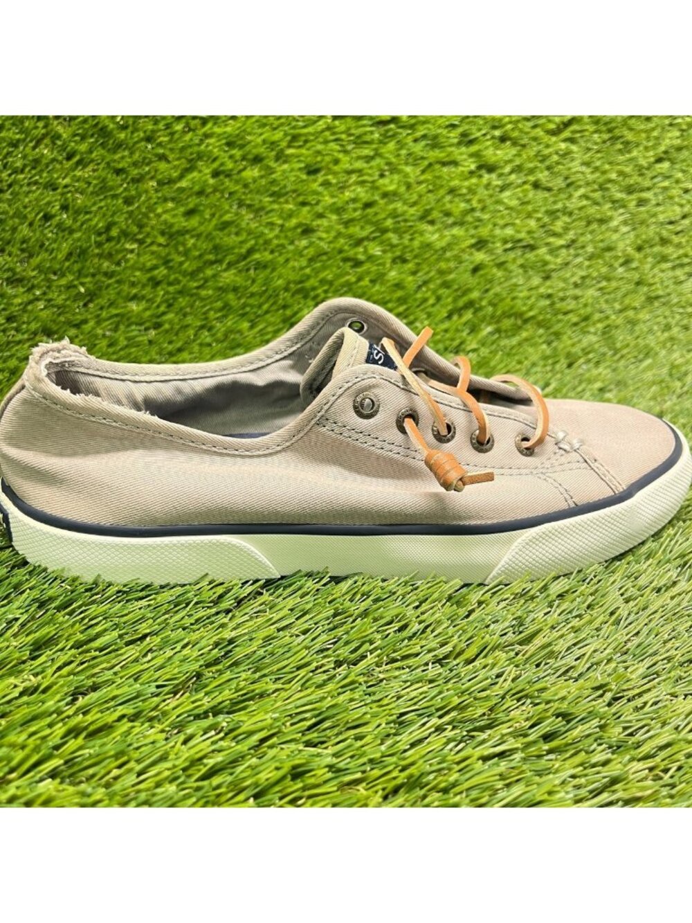 Sperry Top-Sider Pier View Womens Size 7.5 Gray Casual Slip On Boat Shoes